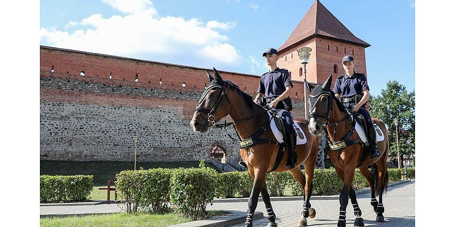 Ноу-хау в правоохранительных органах. Журналисты узнали у сотрудников Лидского РОВД, зачем они оседлали лошадей