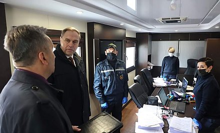 Владимир Караник посетил международный пункт пропуска «Берестовица» на белорусско-польской границе