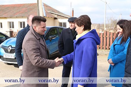 Первый секретарь центрального комитета БРСМ Александр Лукьянов с рабочим визитом побывал в Вороновском районе (Будет дополнено) 