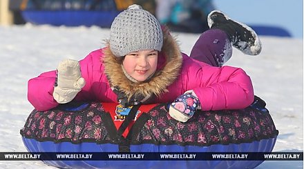 Международный день снега отметили в "Коробчицком Олимпе"