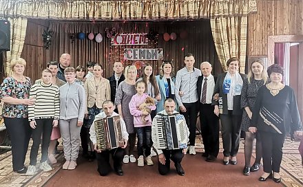 Фотофакт. В Курчевцах прошло мероприятие «Семья, согретая любовью», приуроченное ко Дню семьи
