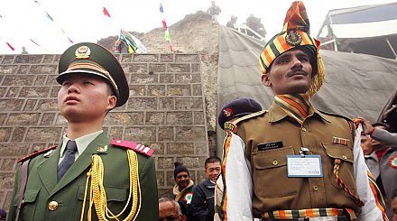 Драка на границе Индии и Китая: подрались пограничники