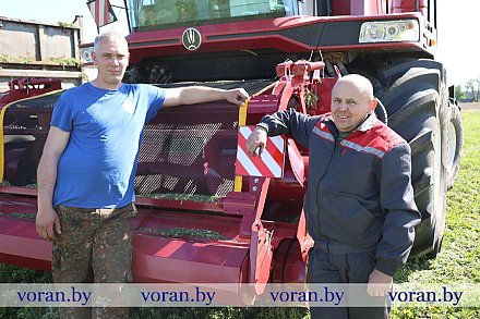 Косилки вышли в поля Вороновского района