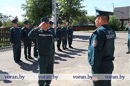Спасатели Вороновщины награждены к профессиональному празднику