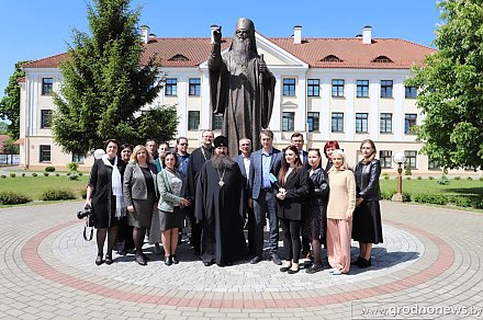 Представители региональных СМИ стали участниками пресс-конференции по случаю 125-летия Гродненской епархии