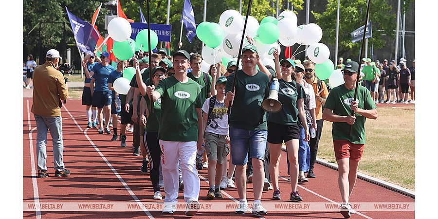 Республиканская спартакиада "Здоровье" среди сотрудников СМИ проходит в "Стайках"