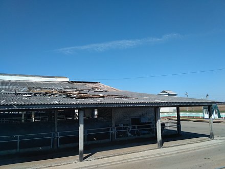 Последствия стихии устраняли в Вороновсом районе