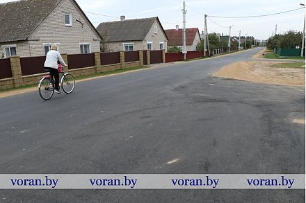 Улица Молодежная городского поселка Вороново преобразилась