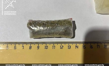 Гражданин Казахстана спрятал марихуану в носке. Его задержали на таможенном контроле