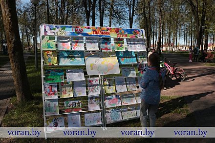 На Вороновщине подвели итоги детского конкурса рисунка «1 Мая глазами детей»