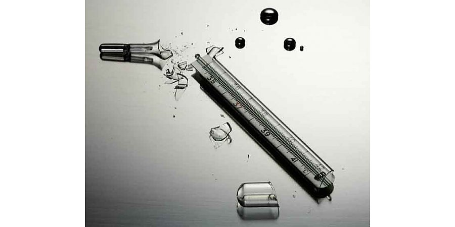 Если у вас разбился градусник…