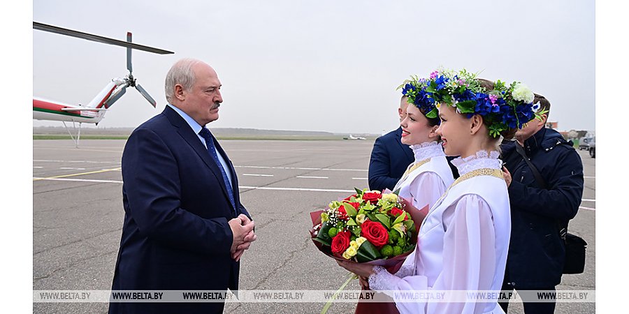 Александр Лукашенко прибыл с рабочей поездкой в Гродно
