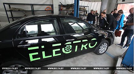 Презентован первый белорусский электромобиль