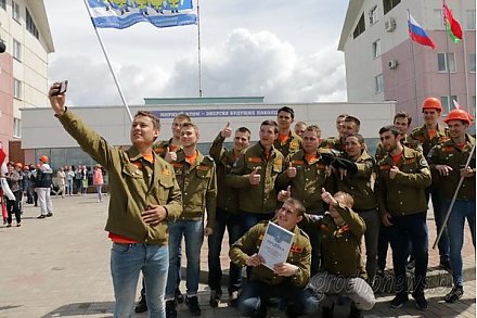 На Всебелорусской молодежной стройке торжественно открыли стройотрядовский сезон