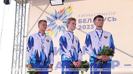 Белорусские пятиборцы выиграли серебро командного турнира II Игр стран СНГ