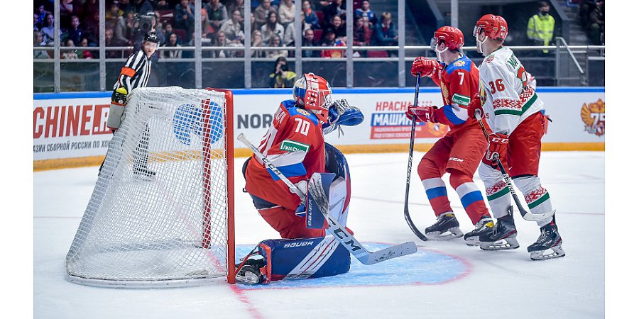 Сборная Беларуси по хоккею вышла в финал турнира в Санкт-Петербурге