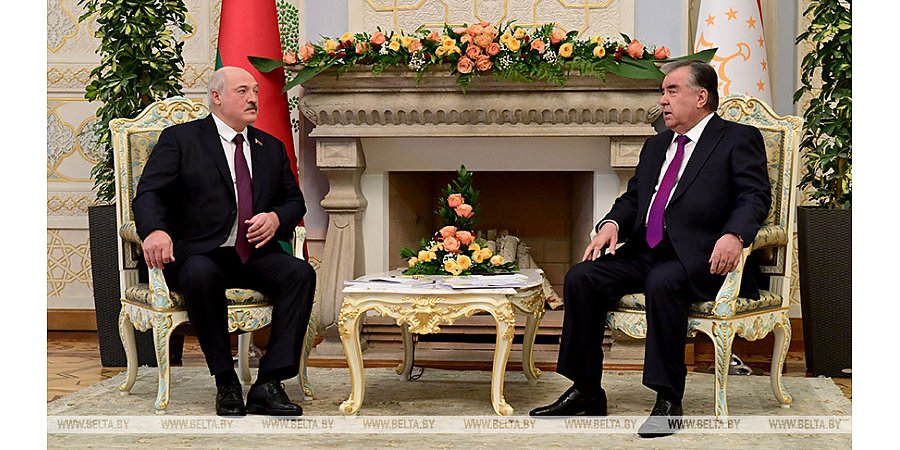 Александр Лукашенко: потенциал экономик Беларуси и Таджикистана гораздо выше уровня товарооборота
