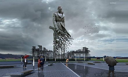 «Танец» дронов к годовщине Великой Победы!