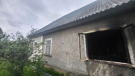 В Вороново горел жилой дом