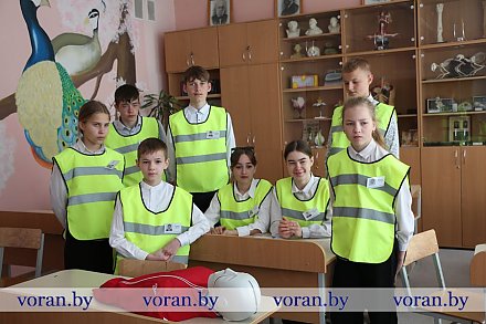 Вчера на Вороновщине прошел очередной районный слет отрядов юных инспекторов движения