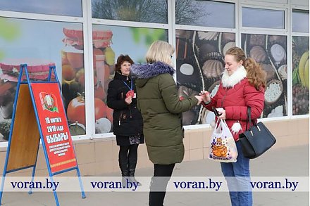В Вороново актив Белорусского союза женщин провел пикет