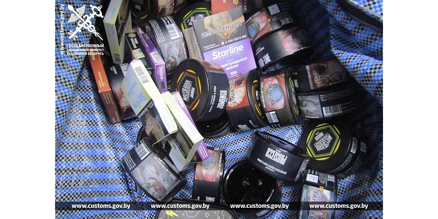 530 кг табака для кальянов, не маркированного в установленном порядке акцизными марками Республики Беларусь пытался вывезти в Литву гражданин Молдовы