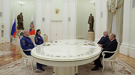 "Это и есть наше единство". Александр Лукашенко и Владимир Путин встретились в Кремле с Василевской и Новицким