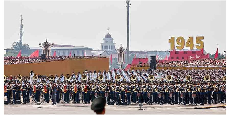 Александр Лукашенко присутствовал на военном параде в Пекине