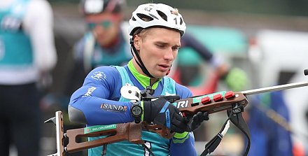 Биатлонист Антон Смольский стал вторым в масс-старте на этапе Кубка Содружества в "Раубичах"