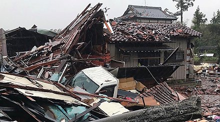 В Японии из-за тайфуна "Хагибис" уже погибли двое и пострадали 70 человек