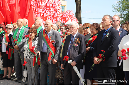 В Гродно прошел митинг, посвященный Дню всенародной памяти жертв Великой Отечественной войны и геноцида белорусского народа