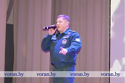 Вороновские спасатели принимали поздравления