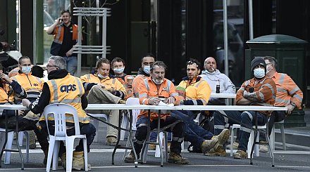 В Мельбурне прошла акция протеста против коронавирусных ограничений