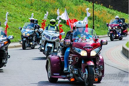 Байк-фестиваль «Goldwing-2016» прошел в Гродно