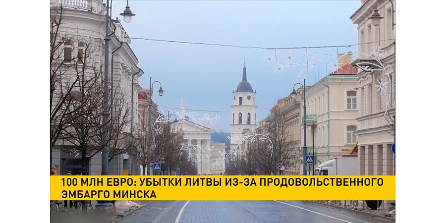 Убытки Литвы из-за продовольственного эмбарго Минска составили 100 млн евро
