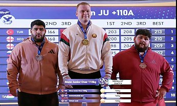 Гродненский тяжелоатлет выиграл малое золото на молодежном чемпионате Европы
