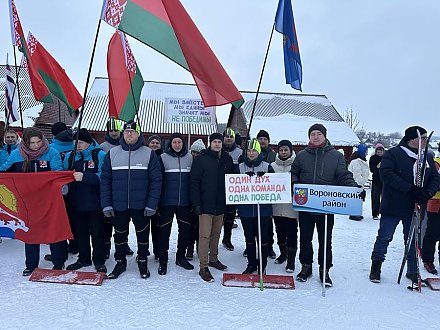 На территории спортивно-биатлонного комплекса "Селец" прошел спортивный праздник «Новогрудская лыжня-2026»