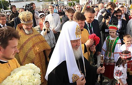 Патриарх Московский и Всея Руси Кирилл сегодня приедет в Беларусь