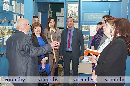 Делегация ГрГУ имени Янки Купалы посетила Вороновский район в рамках заключенного договора о сотрудничестве 