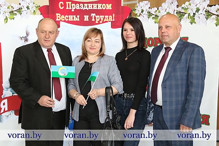 В Вороново прошло торжественное мероприятие, посвященное Первомаю