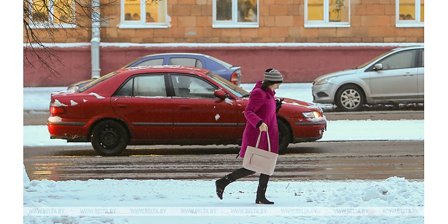 ГАИ призывает водителей быть внимательными на дорогах из-за гололедицы