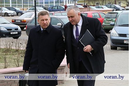 Помощник Президента Республики Беларусь – инспектор по Гродненской области Иван Антонович Лавринович посетил Вороновский  район