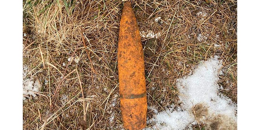 В Гродно обнаружен артиллерийский снаряд времен Великой Отечественной войны
