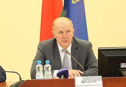Председатель Гродненского облисполкома Владимир Кравцов ответил на вопросы журналистов
