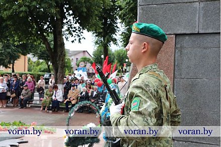 Торжественный митинг, посвященный Дню Независимости, прошел в Вороново