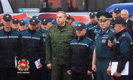 Тренировка по ресурсному обеспечению Лидского районного отдела МЧС проходит в Лиде