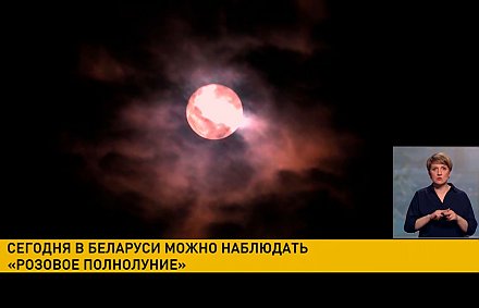6 апреля в Беларуси можно наблюдать «Розовое полнолуние»