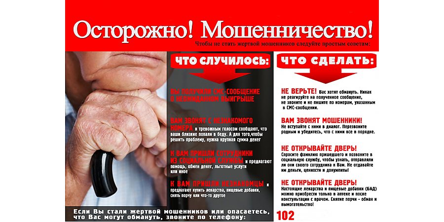 Как не стать жертвой мошенников? Простые советы (инфографика)