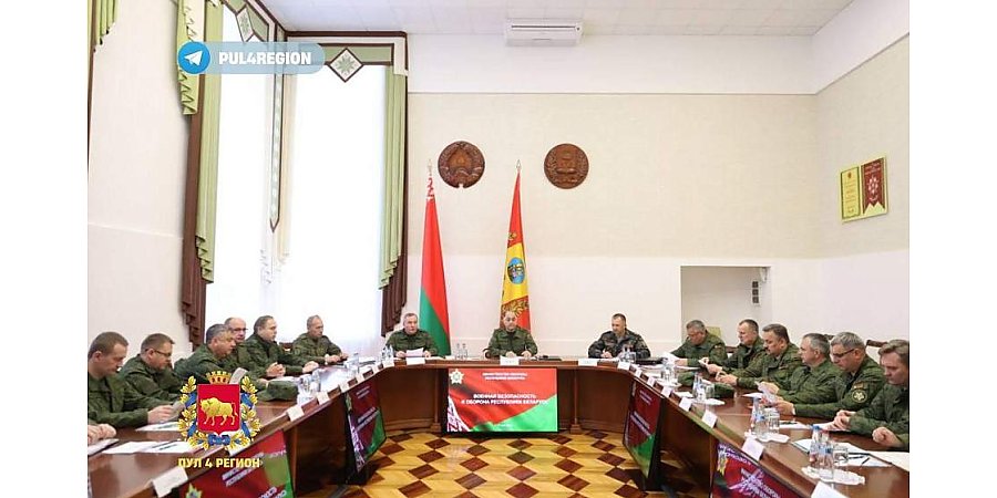 Губернатор Гродненской области Владимир Караник принимает участие в ежегодных сборах «Военная безопасность и оборона государства»