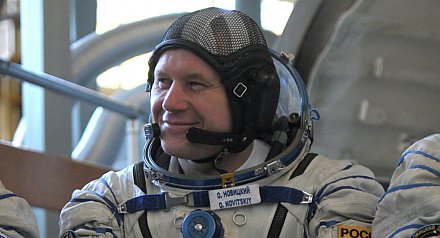 Космонавт Олег Новицкий готовится к третьему полету